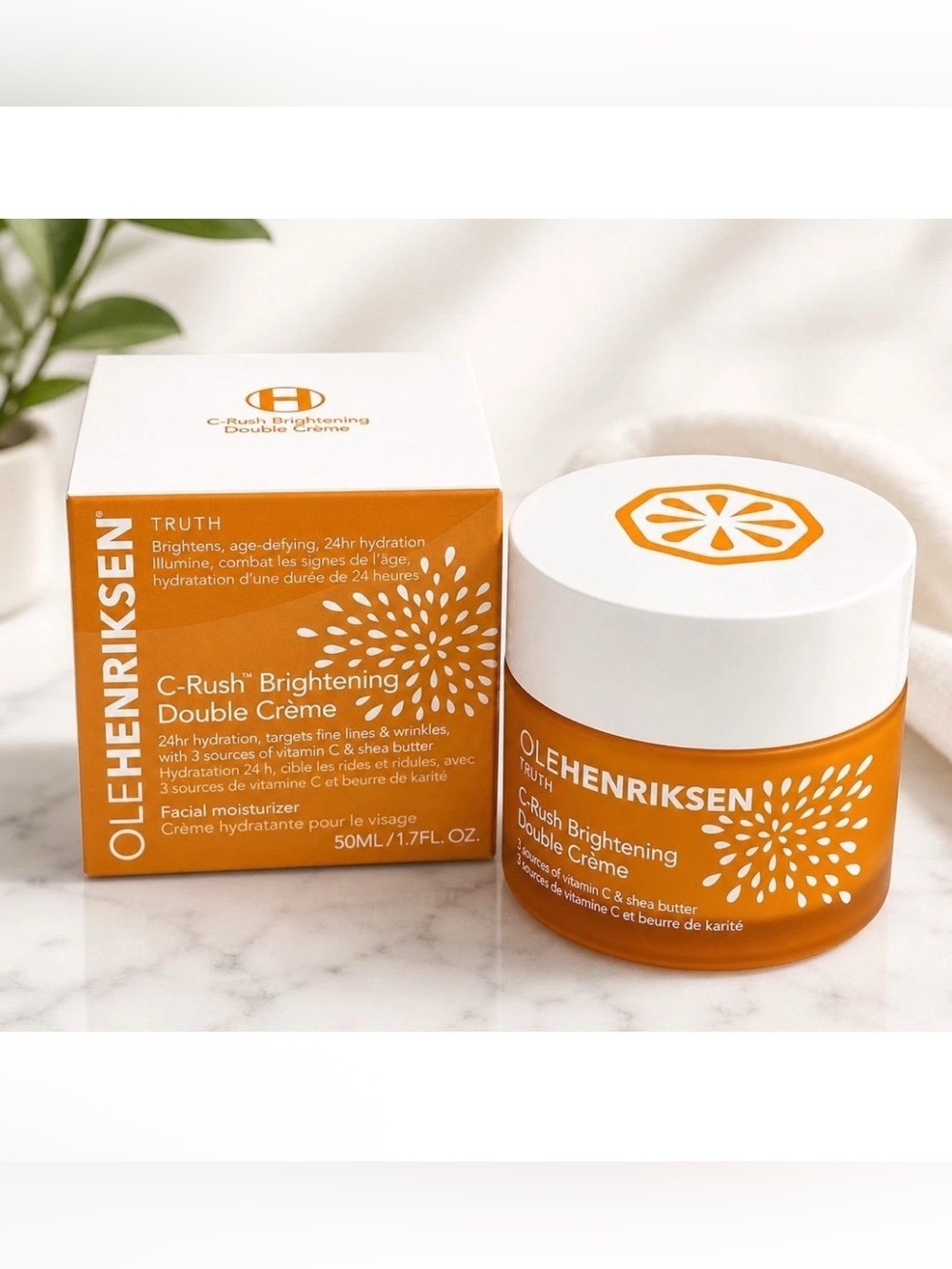 Ole Henriksen C-Rush Brightening Double Cream Facial Moisturizer 50mL 1.7oz